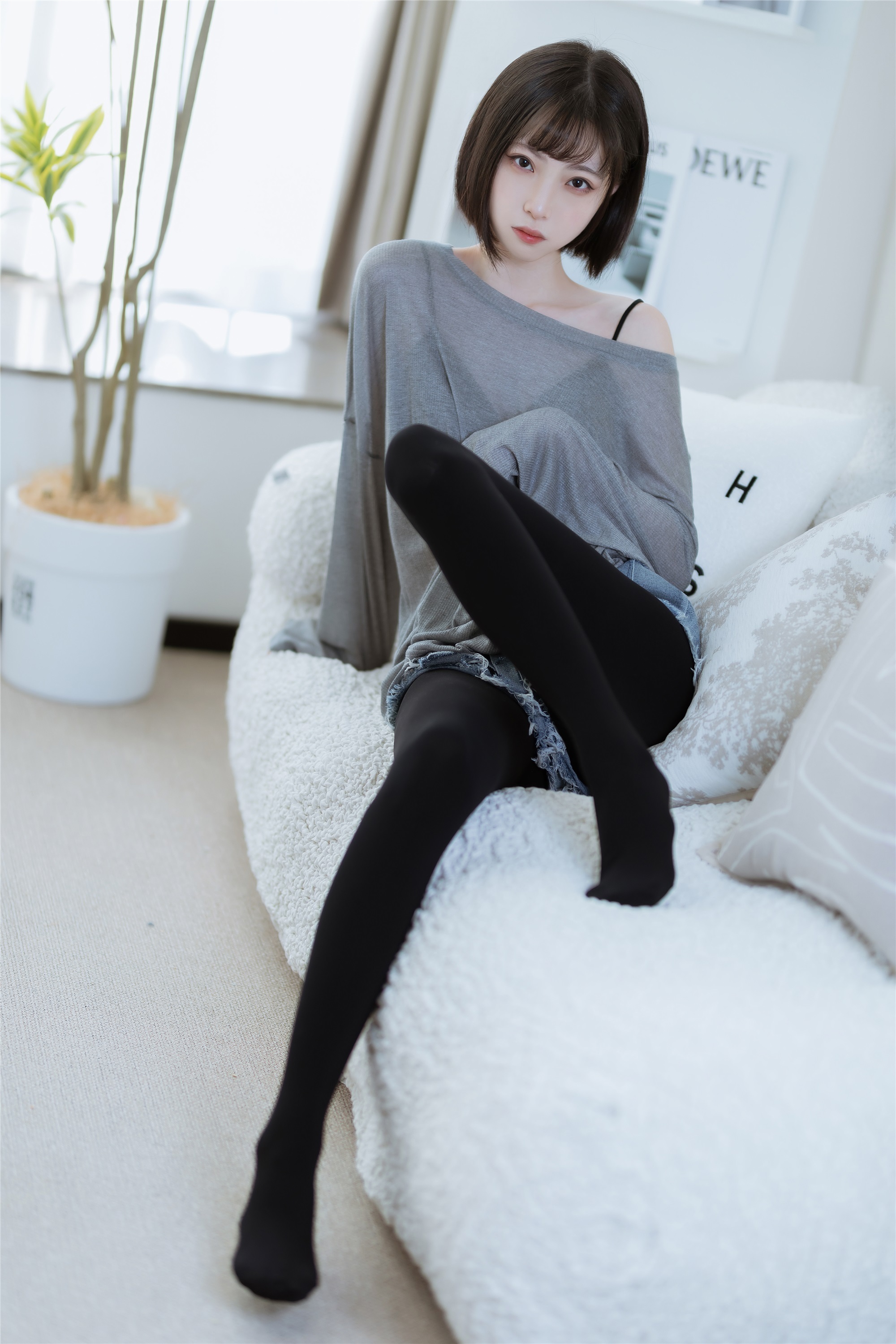 许岚LAN – NO.027 半透毛衣